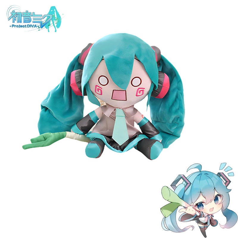 Mainan Plush Hatsune Miku Yang Baru Dirilis, Desain Lucu Dan Elegan, Ideal Untuk Kolektor Anime, 32cm 0.42kg