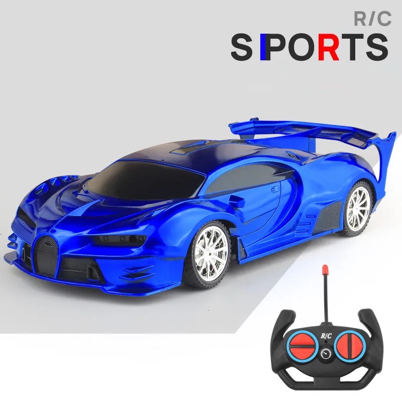 Mobil Baterai Remote Control Wireless Drift Racing Model Mainan Lampu LED Super Run