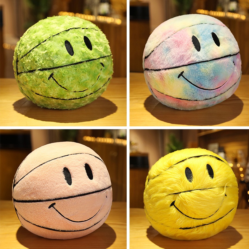 Serta Bantal Plush Basket Huggable Smiling Lembut Hadiah Yang Sempurna Untuk Anak Muda