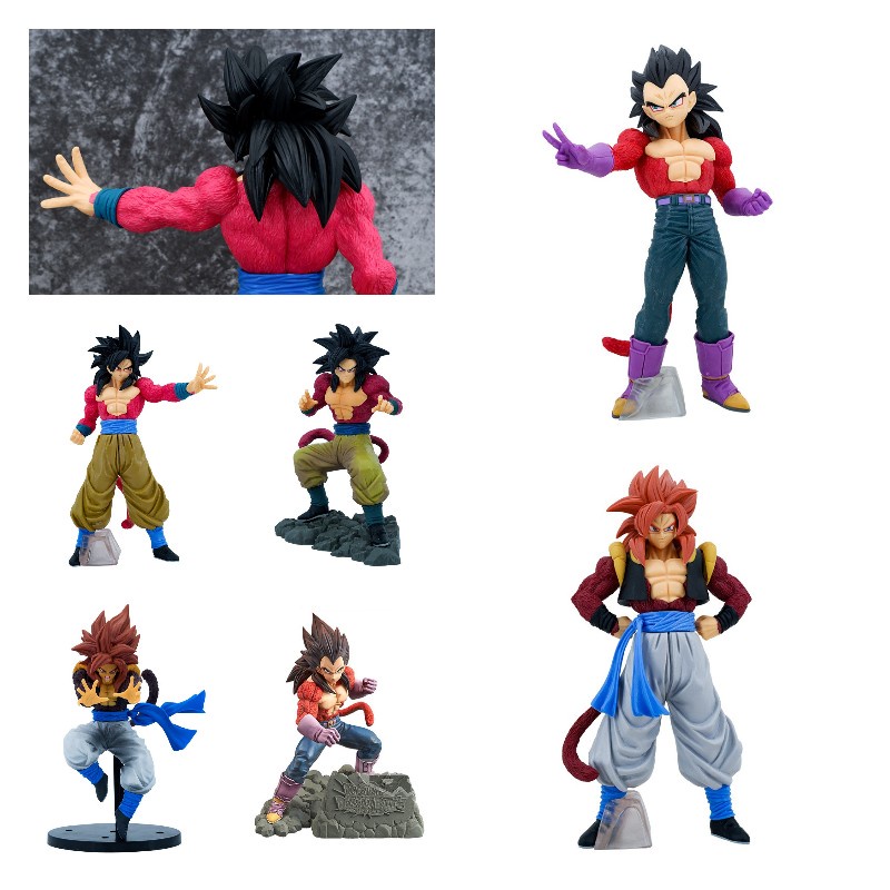 Koleksi Seven Dragon Ball Super Gt Super4 Super Saiyan Goku Vegeta Model Figur Pvc Generasi 2