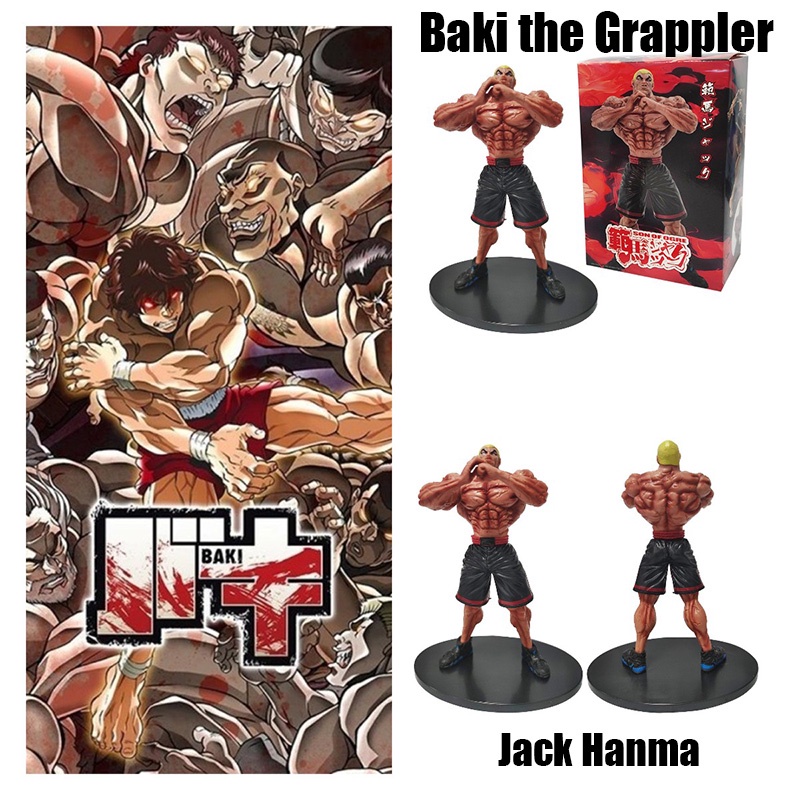 Jack Hanma The Grappler In Combat Mode Pvc Figure Dengan Detail Yang Luar Biasa Dan Akurasi