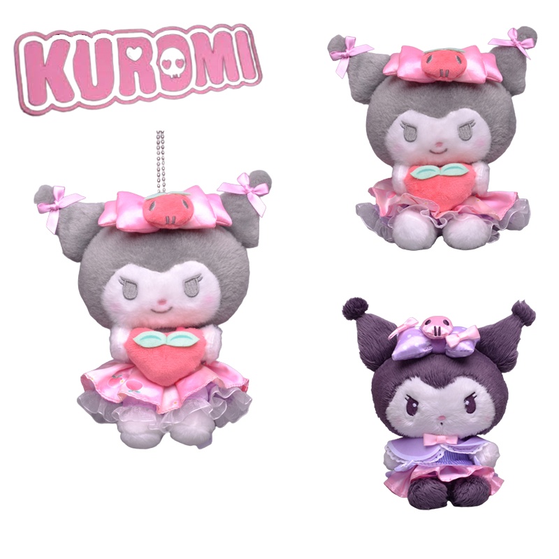 Gantungan Kunci Mewah Sanrio Kuromi Menggemaskan Dari Peach Garden In Purple