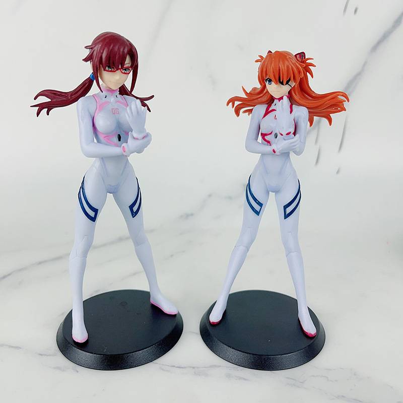 5pcs EVA Neon Figure Genesis Evangelion PVC Ornamen Model Decor Koleksi Boneka