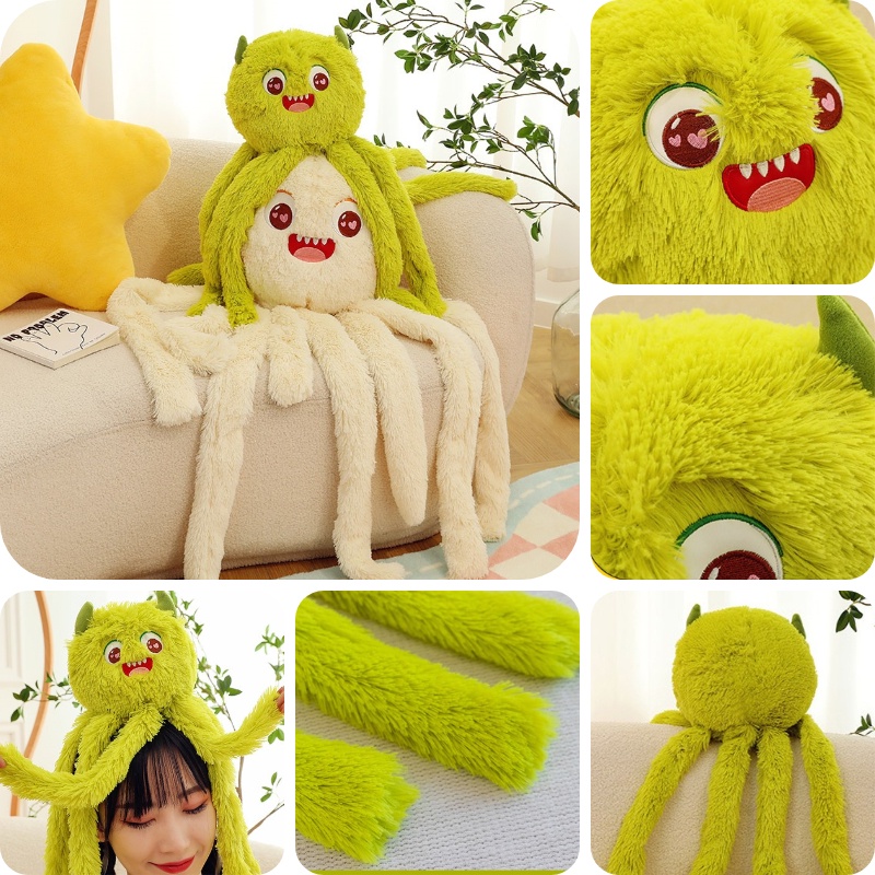 Boneka Plush Gurita Desain Berkualitas Tinggi Cocok Untuk Kolektor Dan Kipas