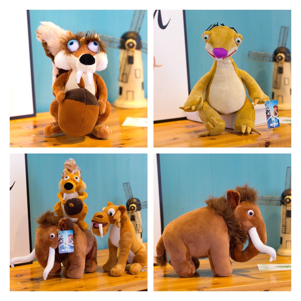 Mainan Mammoth Manusia Hidup Bahan Plush Cocok Untuk Kolektor Pecinta Hewan Dan