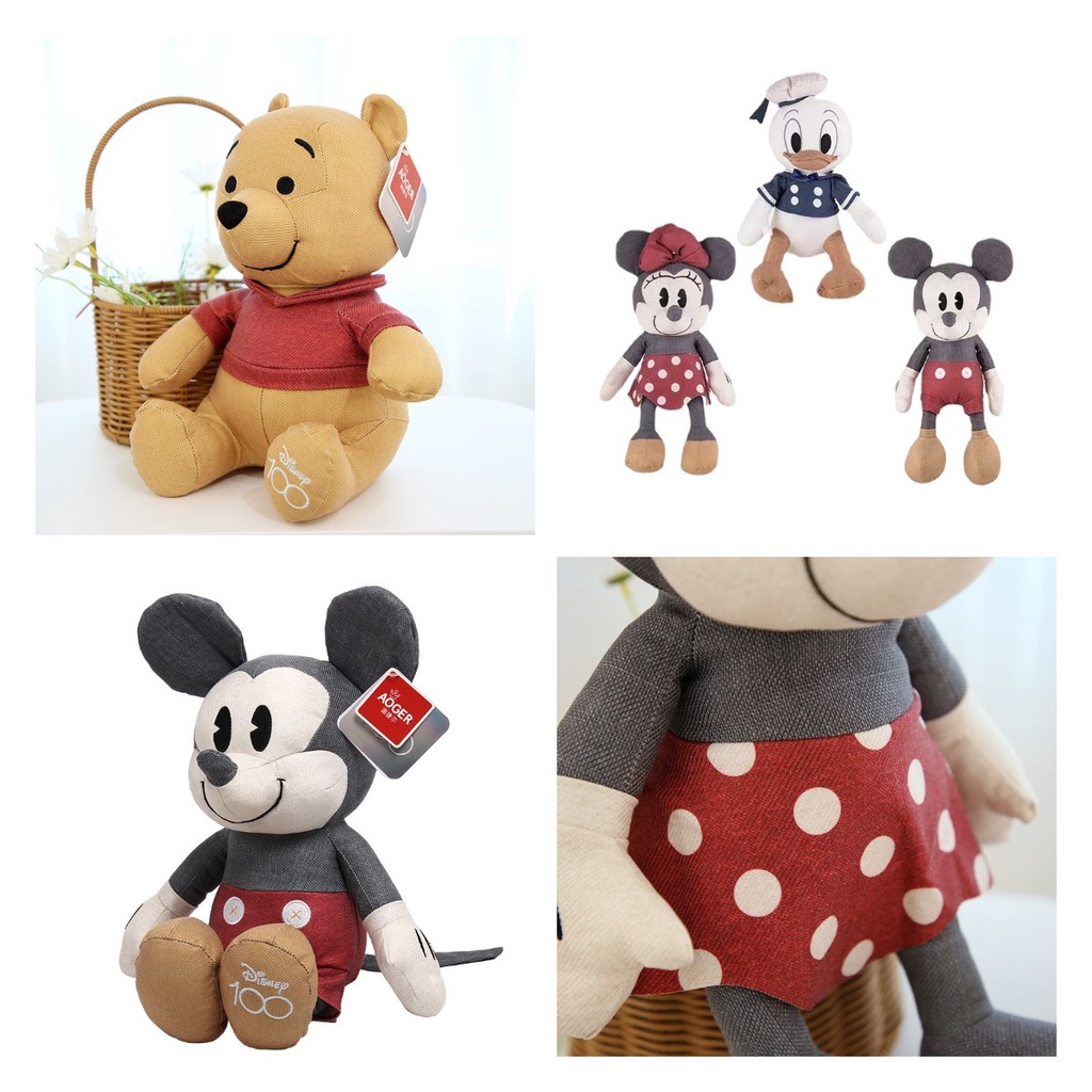 Koleksi Mainan Disney Nostalgia Plush Mickey, Minnie, Winnie, Dan Donald, Lebih Banyak!