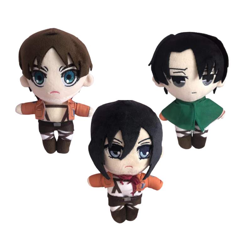 On Titan Attack Eren Jaeger Mainan Mewah Isi Boneka Kartun Dekorasi Anime Hadiah