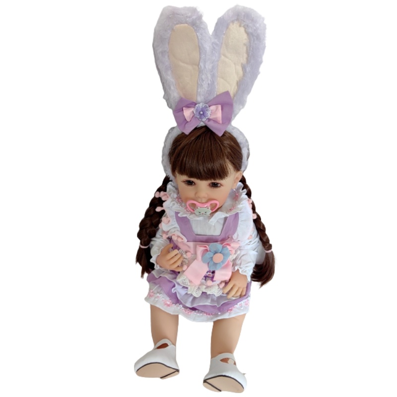 Baby Doll Full Body 55cm Lucu Dan Realistis Bahan Lembut Dan Lentur