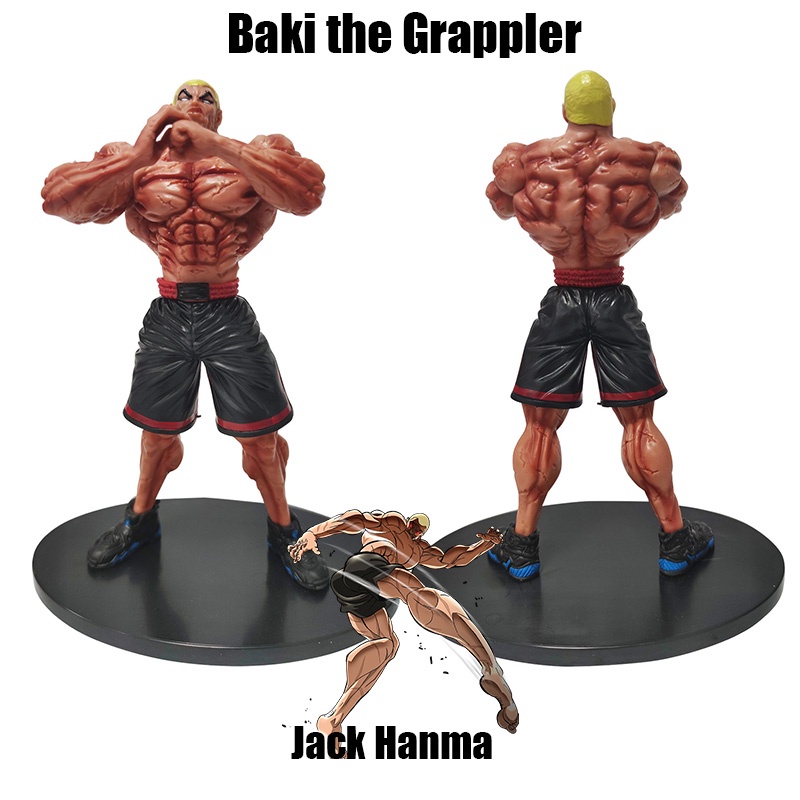 Jack Hanma The Grappler In Combat Mode Pvc Figure Dengan Detail Yang Luar Biasa Dan Akurasi