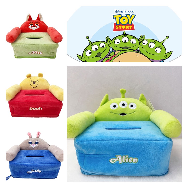 Tempat Kotak Tissue Plush Toy Story Alien Lucu Untuk Remaja