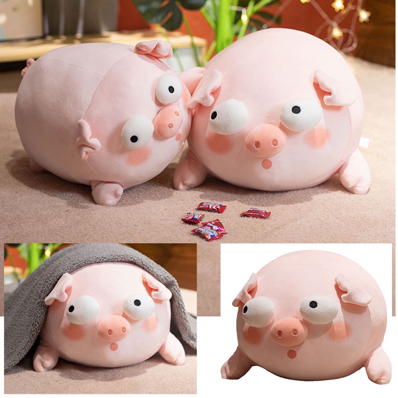 Bantal Boneka Binatang Babi Fluffy Untuk Tidur