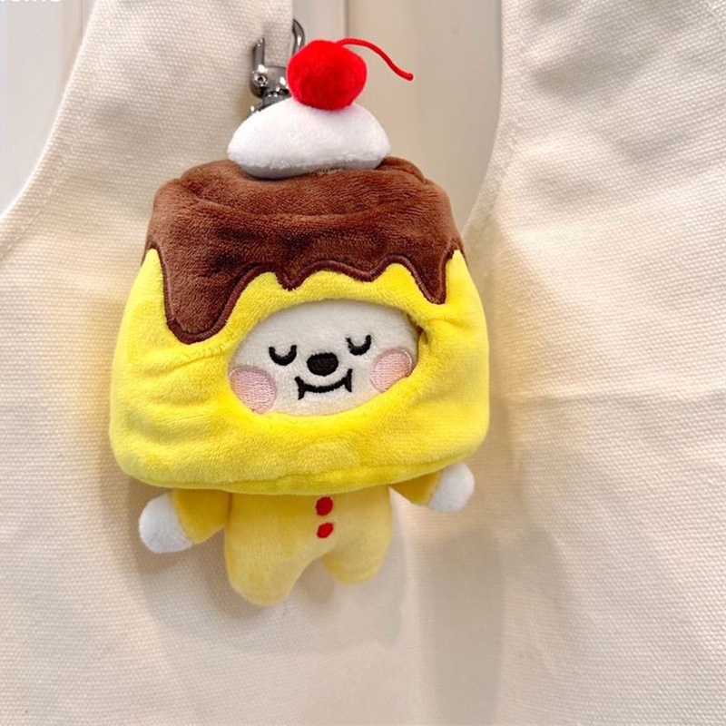 12 cm BTS Plush Gantungan Kunci Hewan Boneka Ransel Liontin Mainan Fans Hadiah