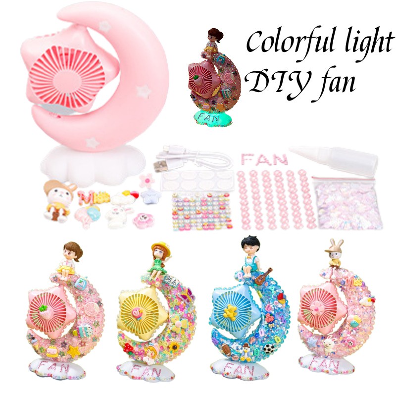 Mainan Belajar Dini- Candy Mini Fan Diy Craft Kit Untuk Anak