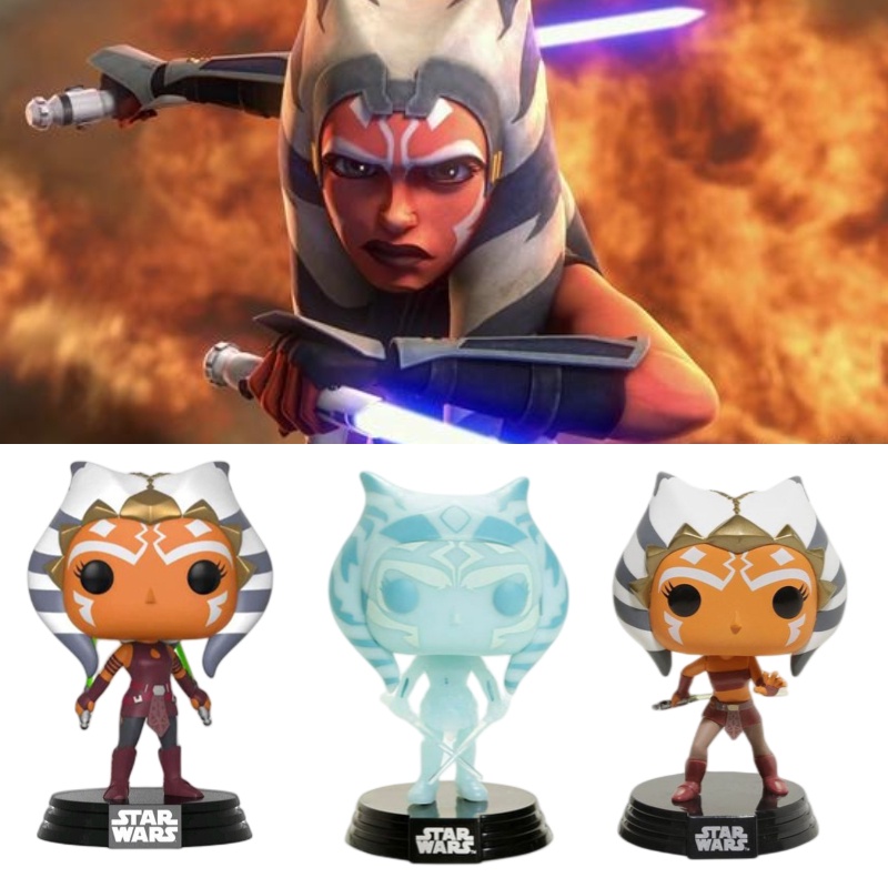 Funko Pop Star Wars Ahsoka Model Figure Tinggi 9cm Mainan Koleksi