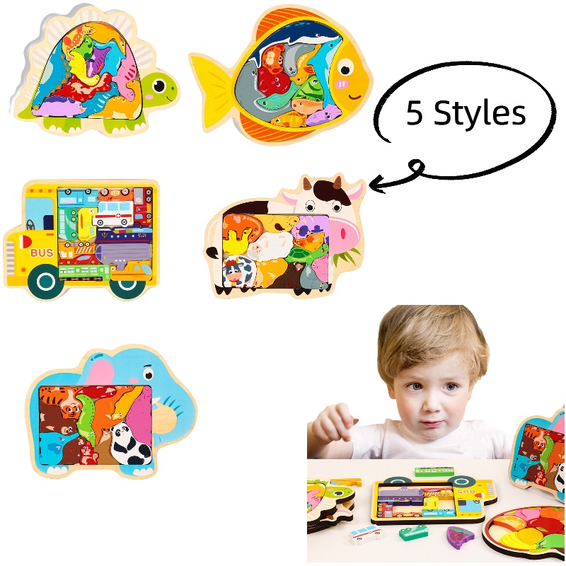 Zrp06 Game Papan Puzzle 3d Meningkatkan Penalaran Logis Dan Kreatifitas Anak Anda