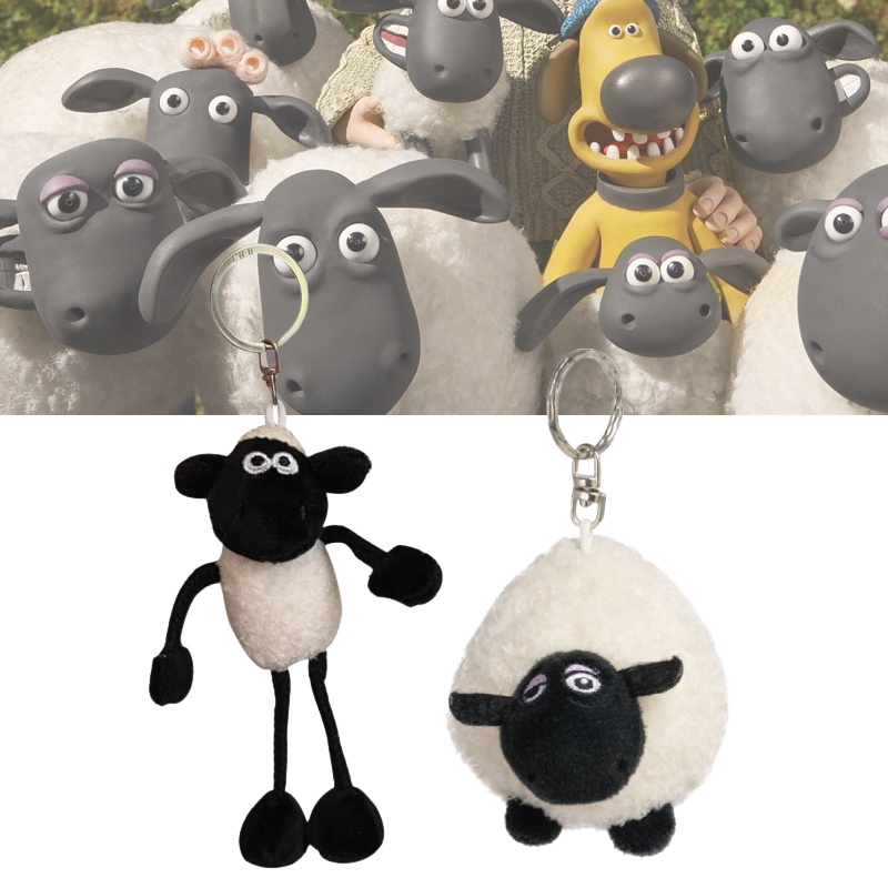 Liontin Mini Gantungan Kunci Mewah Shaun The Sheep Lucu Untuk Pelajar Dan Kipas Desain Unik