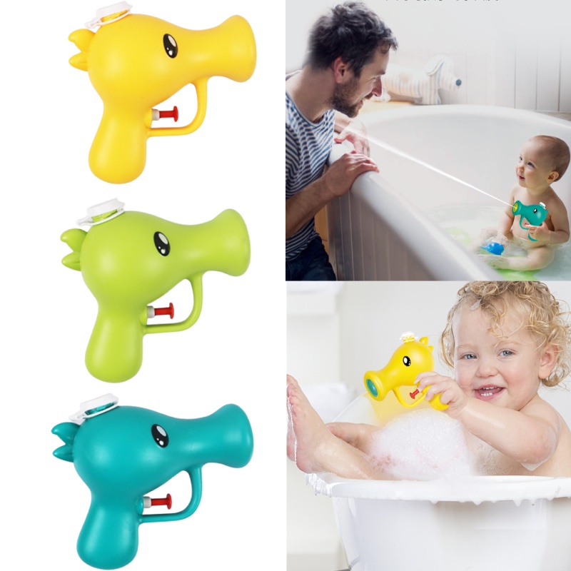 Water Gun Anak Warna Pea green, Biru-Hijau, Dan Kuning, Cocok Untuk Usia 4-6th Bahan Plastik, Perkembangan Koordinasi