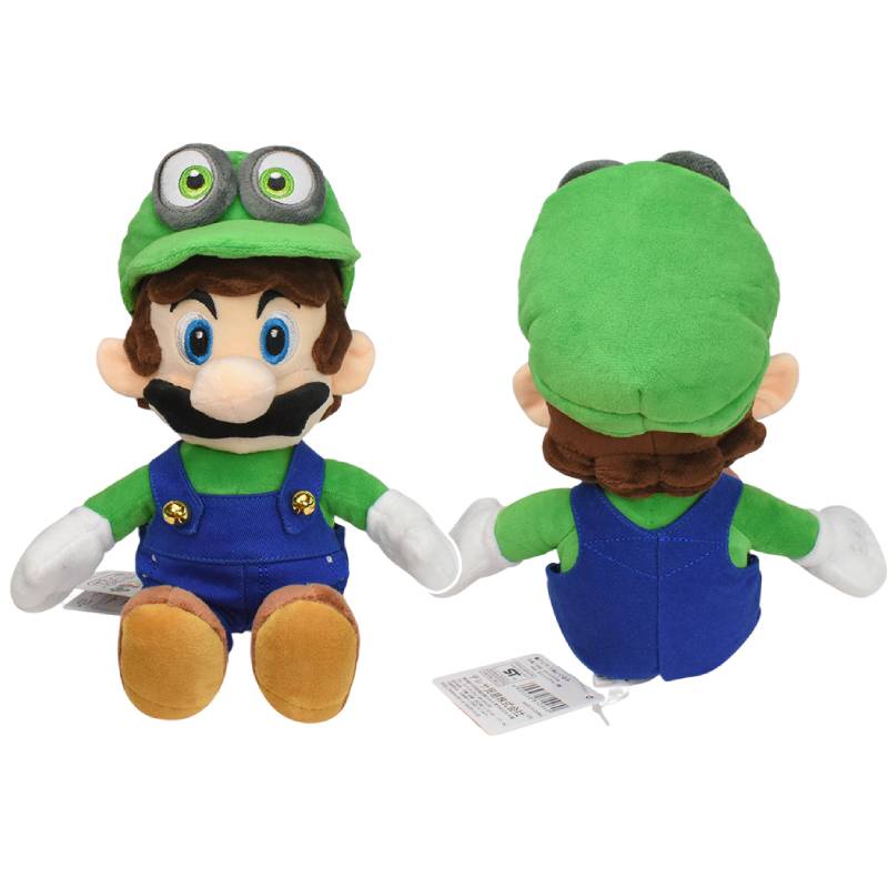 21 cm Game Super Mario Hijau Luigi Duduk Mainan Mewah Boneka Boneka Anak Kids Hadiah Decor