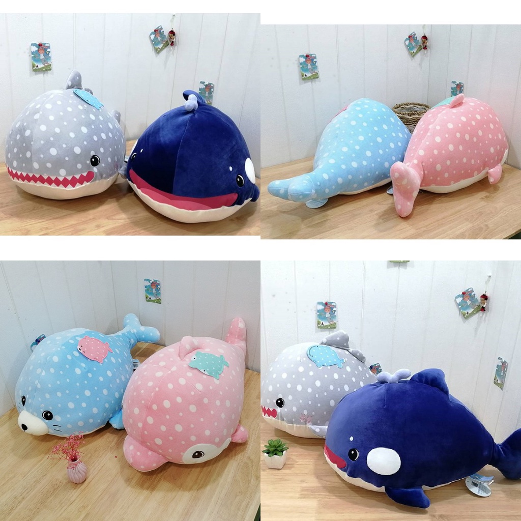 Dolphin Plush Pillow Stock Untuk Toko Mainan Anak