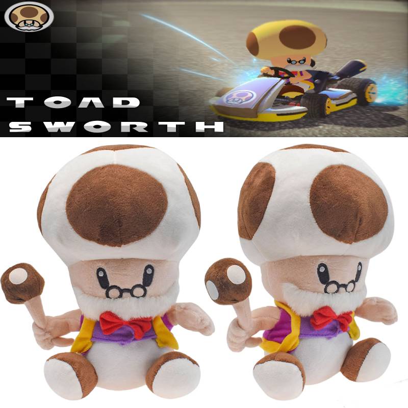 23 cm Super Mario Jamur Orang Tua Mainan Mewah Boneka Boneka Anak Kids Hadiah Decor