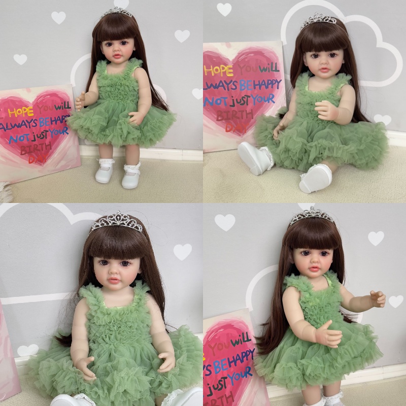 Betty Boneka Full Reborn Npk 55cm Asli Untuk E-commerce Silang-border