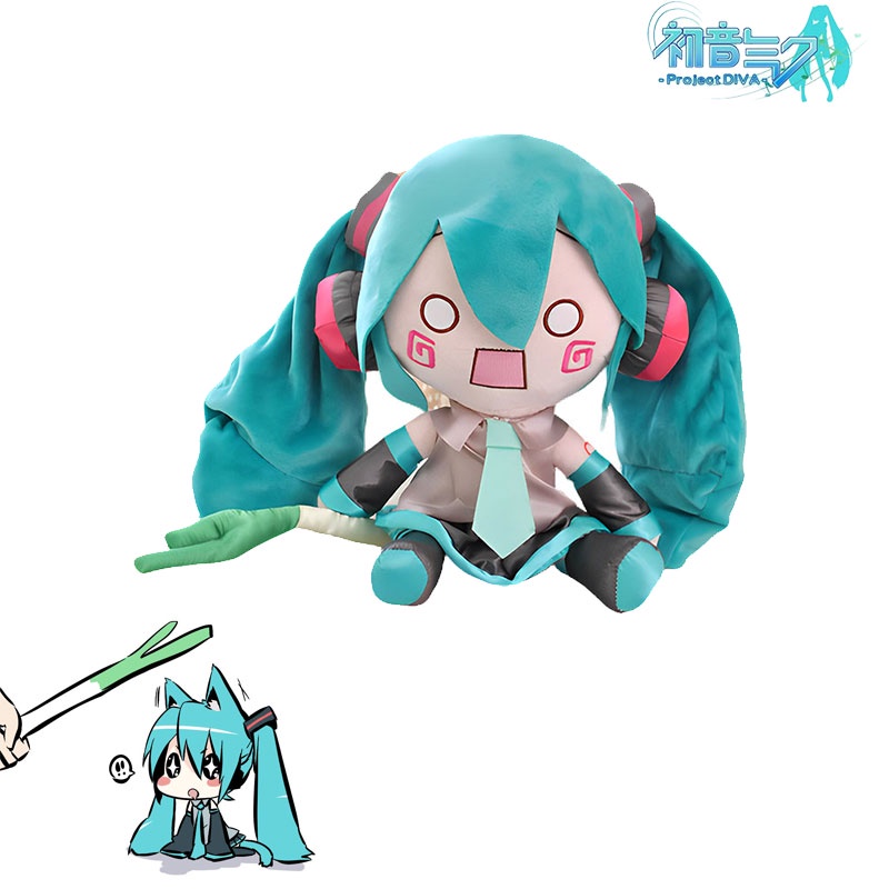 Mainan Plush Hatsune Miku Yang Baru Dirilis, Desain Lucu Dan Elegan, Ideal Untuk Kolektor Anime, 32cm 0.42kg