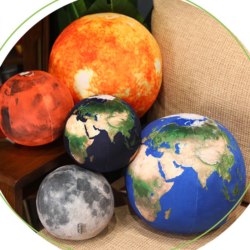 Set Mainan Plush Inovatif Planet Cocok Untuk Waktu Bermain Dan Belajar Anak