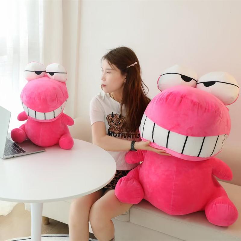 Mainan Dinosaurus Pink Realistis Lucu Dan Mewah Dari Kartun Crayon Shin-Chan Collection Anak Hebat 75cm Untuk