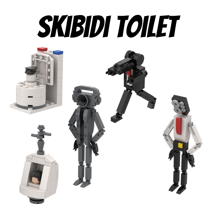 Tambah Kecakapan Motor Anak Anda Dengan Mainan Blok Bangunan Toilet Skibidi Moctribe