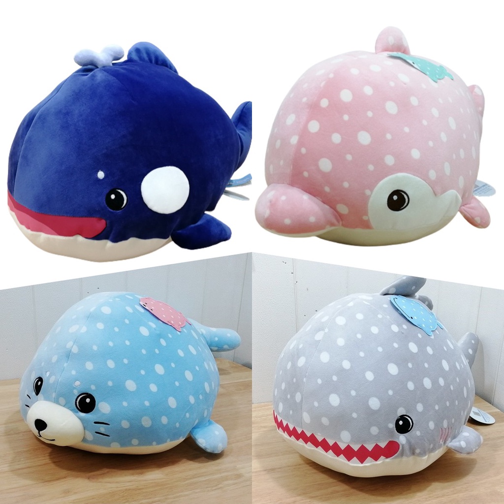 Dolphin Plush Pillow Stock Untuk Toko Mainan Anak