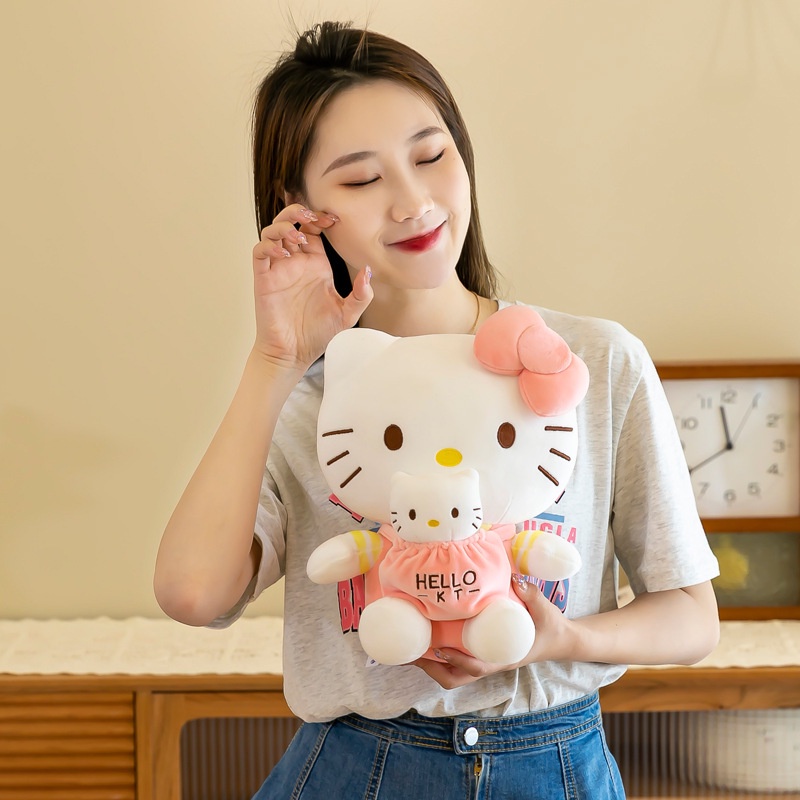 Perfect KT Gift Bantal Plush Kucing Untuk Ulang Tahun Makin Banyak Dan Natal