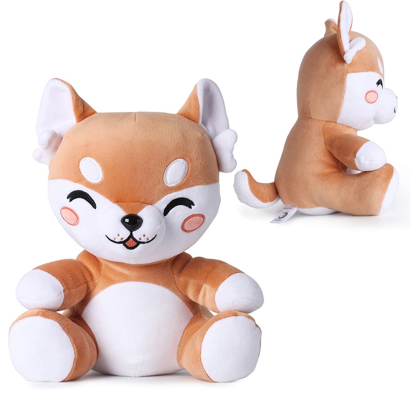 Adorable Corimori Akito De Shiba Inu Plush Lembut Dan Berbulu Corgi Fox