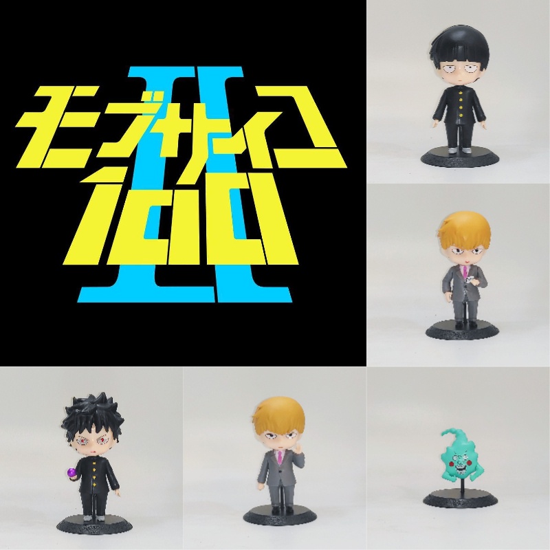 Koleksi Mainan Supernatural100% Set 5pcs Figur Plastik Shigeo Kageyama
