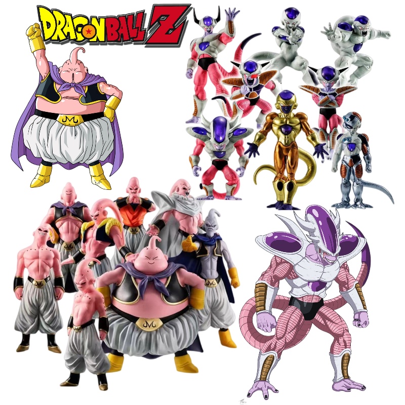 Patung Pvc Dragon Ball Z Warna Warni Majin Buu, Frieza Dan Lainnya 8buah/set