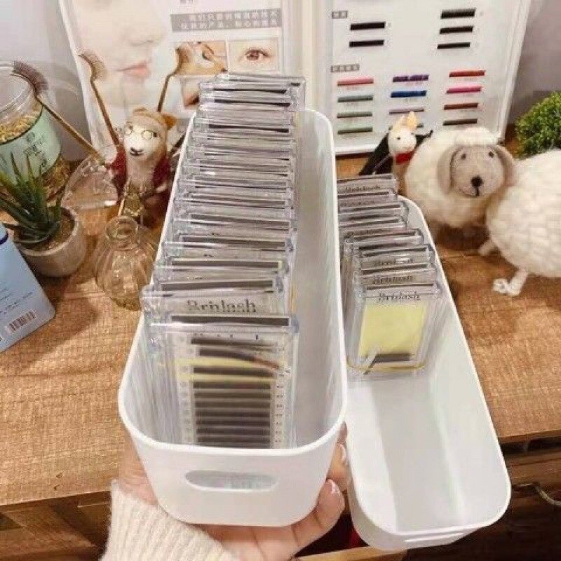 1pcs Kotak Penyimpanan Bulu Mata Palsu Eyelash Extension Supplies Organizer Palet Lash Accessories Case Display Stand Alat Makeup