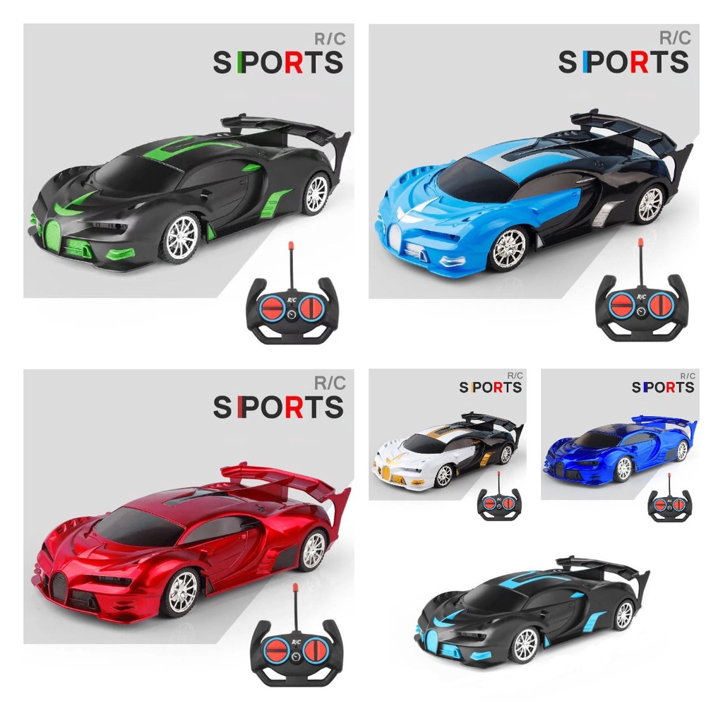 Mobil Baterai Remote Control Wireless Drift Racing Model Mainan Lampu LED Super Run