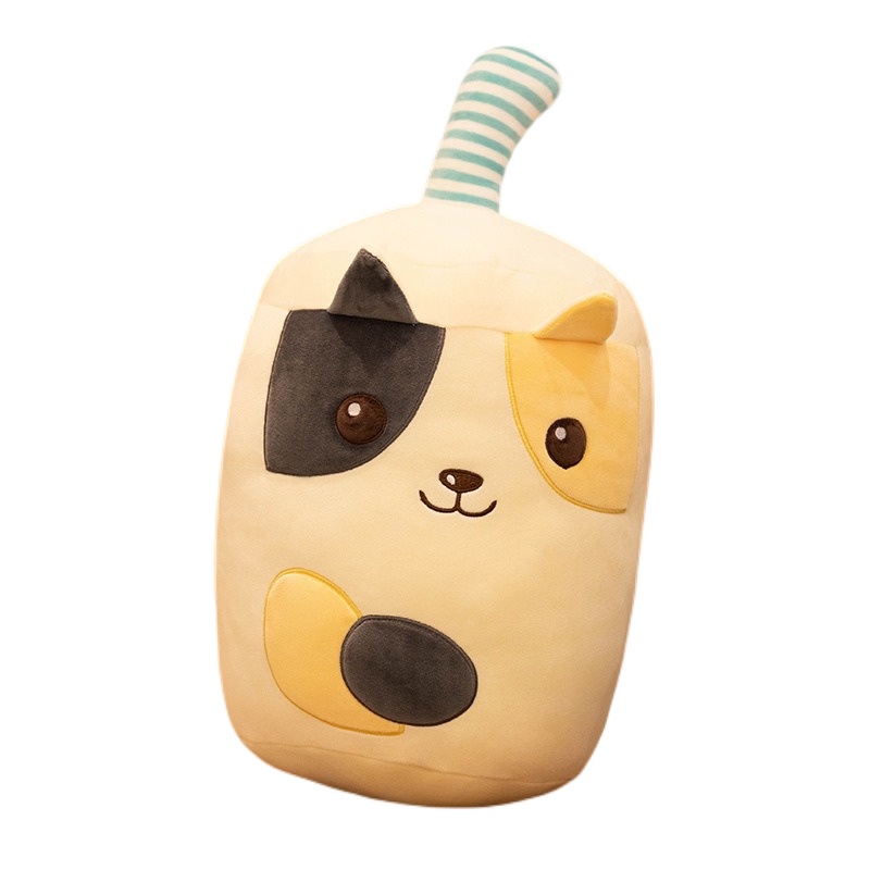 25/50cm Milk Tea Animal Plush Toy Bunny Bantal Bantal Kartun Plushie Hadiah Gadis