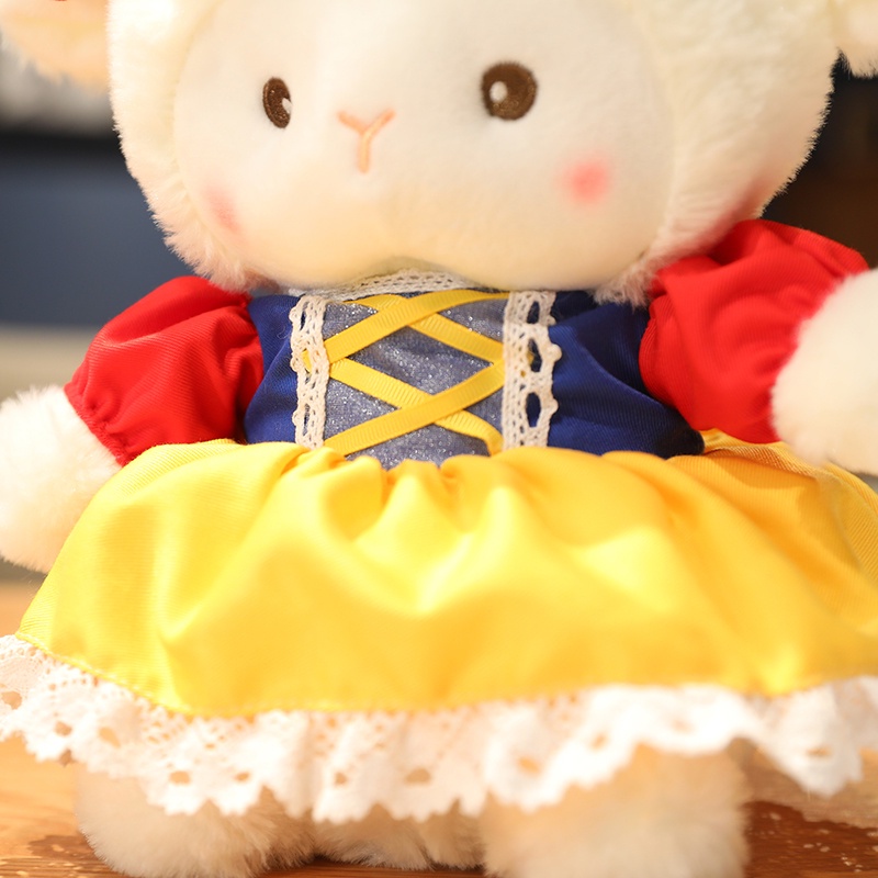 33 Cm/23 cm Dressed Lamb Plush Toy Sheep Princesses Plushie Bantal Lembut Gadis Hadiah Boneka Anak