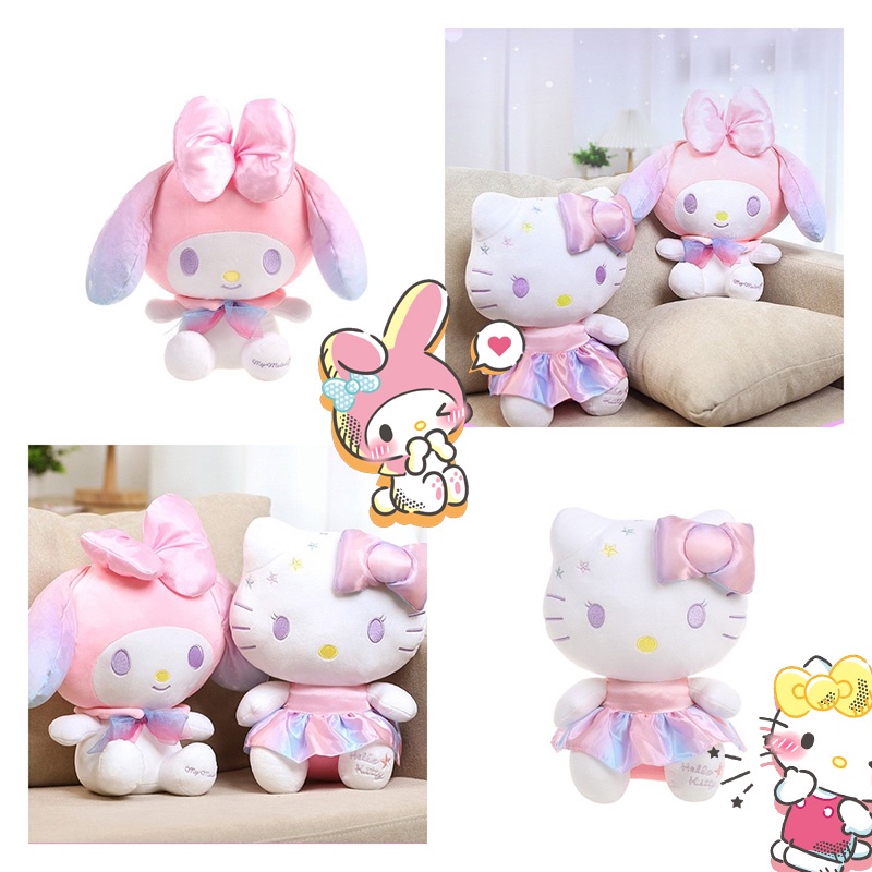 Hello Kitty Sanrio Melody Mainan Mewah Boneka Boneka Bantal Sofa Anak Hadiah Cushions