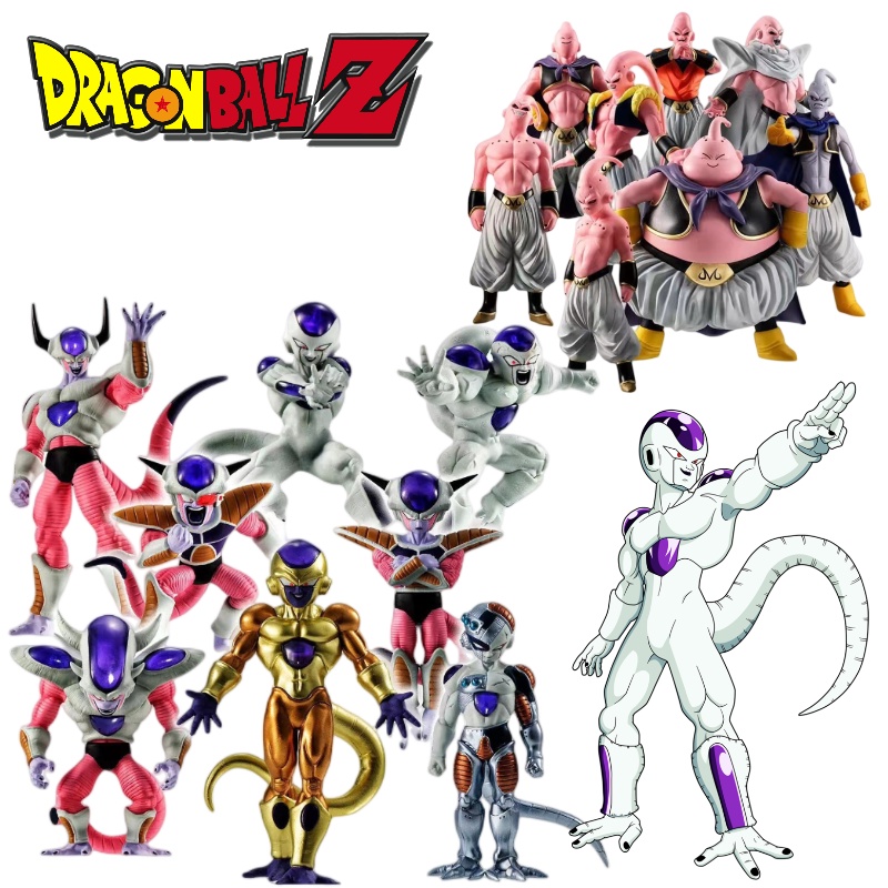 Patung Pvc Dragon Ball Z Warna Warni Majin Buu, Frieza Dan Lainnya 8buah/set