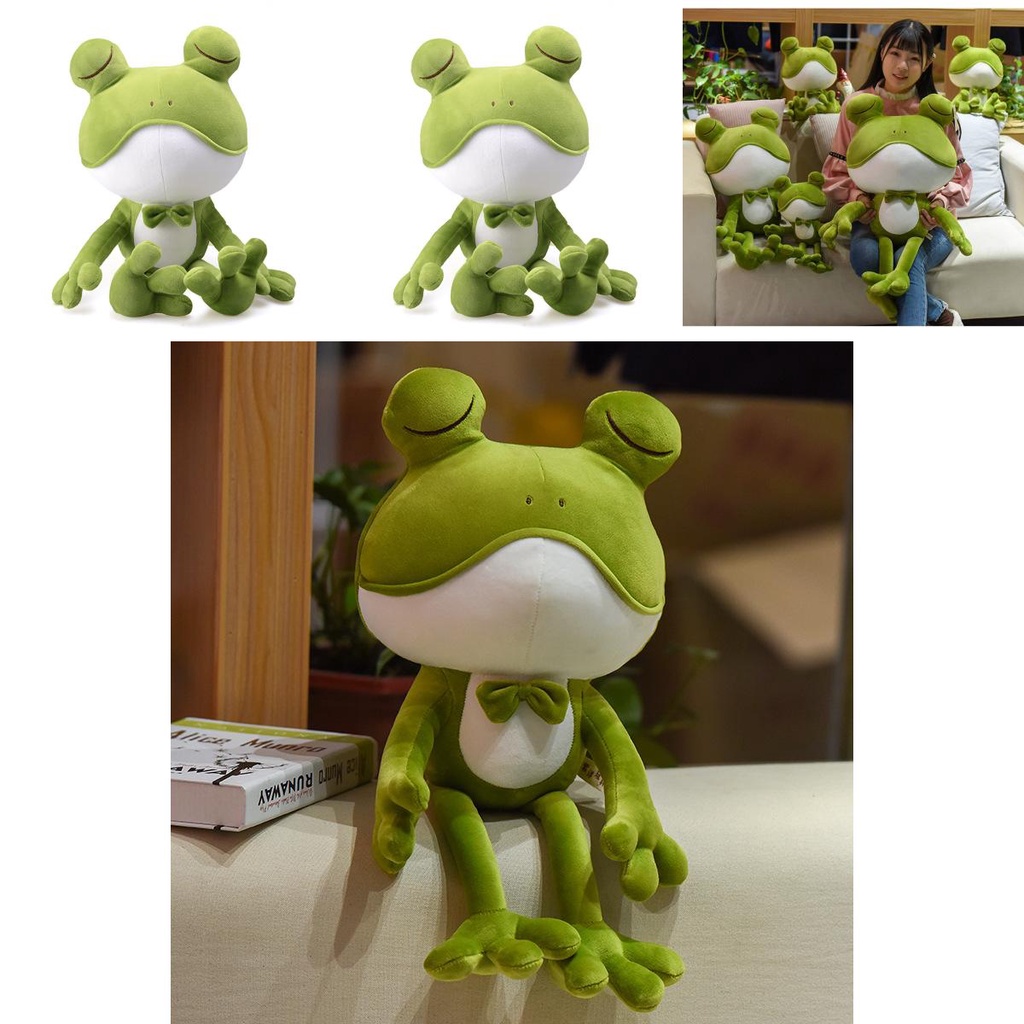 Great Valentine Day Gift – Frog Plush Pillow Boneka Empuk Mainan Dekorasi Rumah