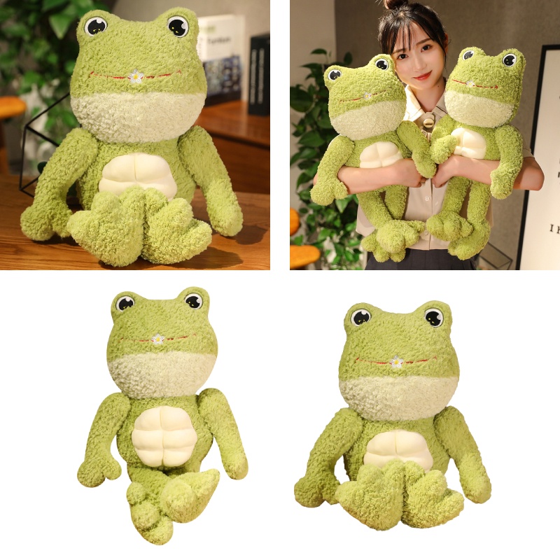 Plushie Kodok Jiguagua Bahan Katun Pp Lucu Untuk Anak Pertemanan Dan Waktu Bermain