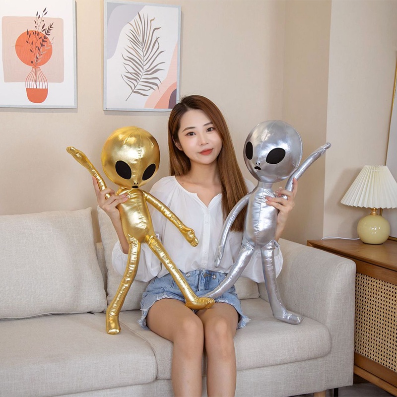 Mainan Plush Bobbie Bear Alien Dengan Desain Lucu Dan Kreatif