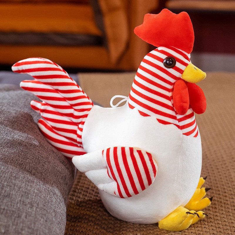 Boneka Binatang Ayam Jago Lucu Di Jaring