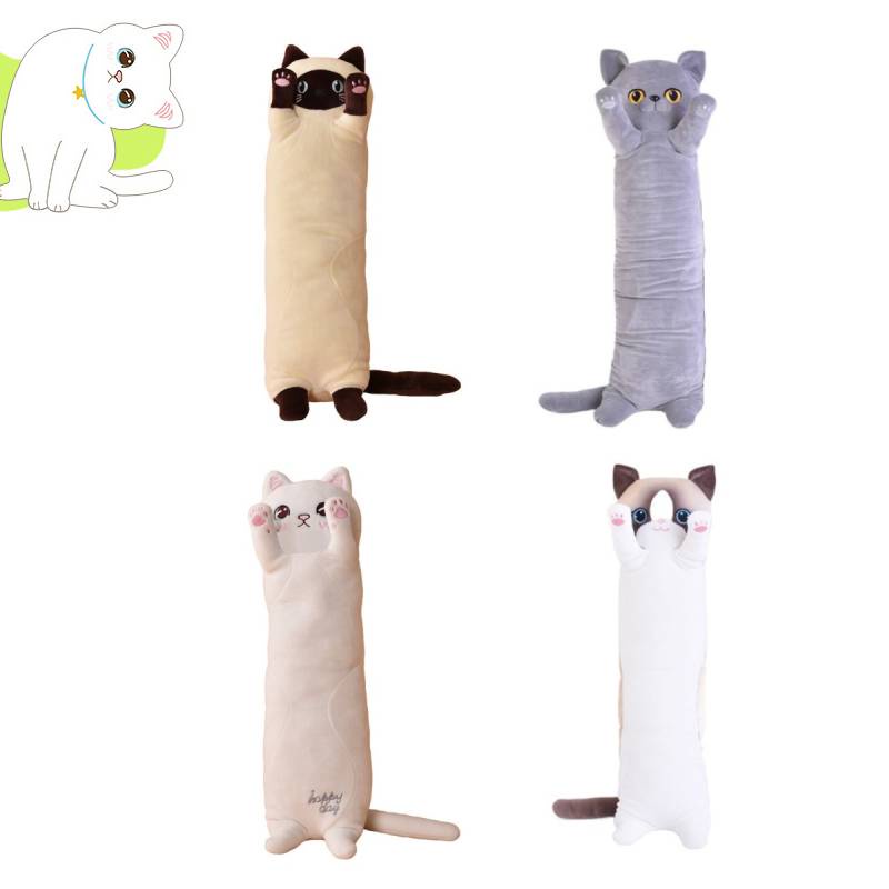 Huggable Coconut Cat Boneka Binatang Untuk Dekorasi Kamar Anak Perempuan