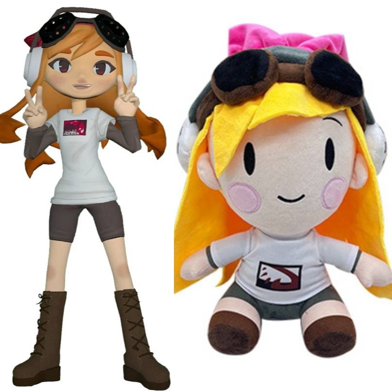 Smg4 Meggy Spletzer Boneka Mainan Boneka Empuk Dan Cuddly