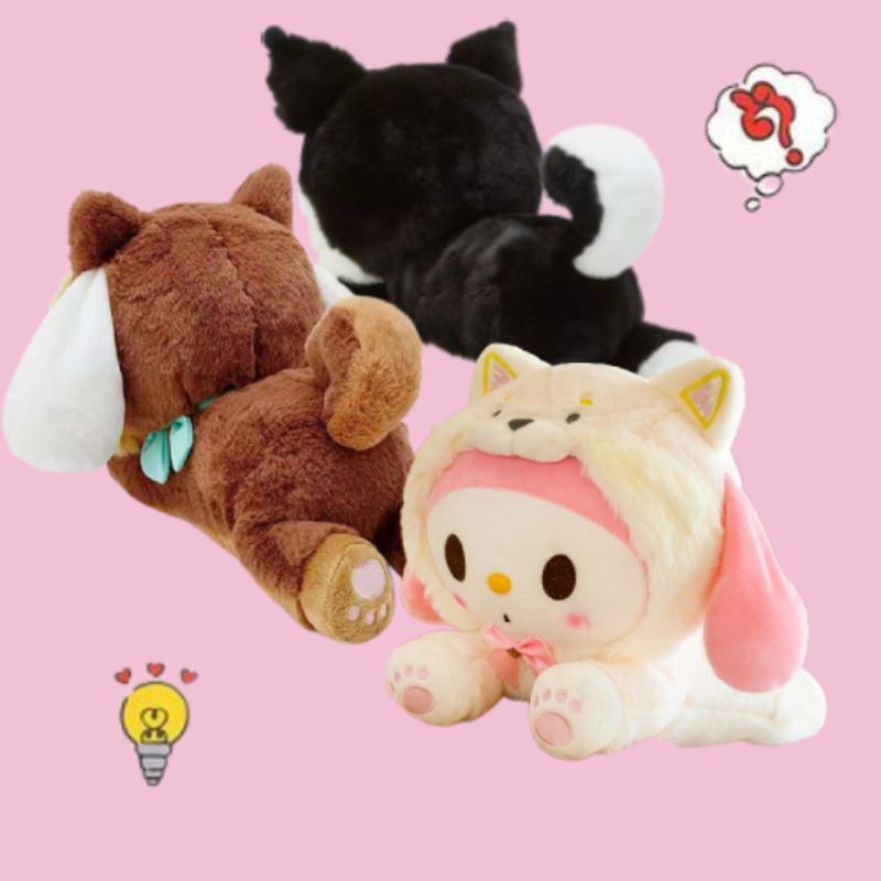 Boneka Fluffy And Huggable Kuroomi, Meredy, Dan Yugi The Dog