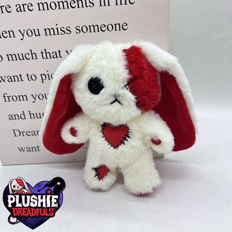 Collectible Dreadfuls Love Zombie Bunny Plush Doll Short Furry White Fabric Dan Pp Katun Isi 1813cm/7.15.1in