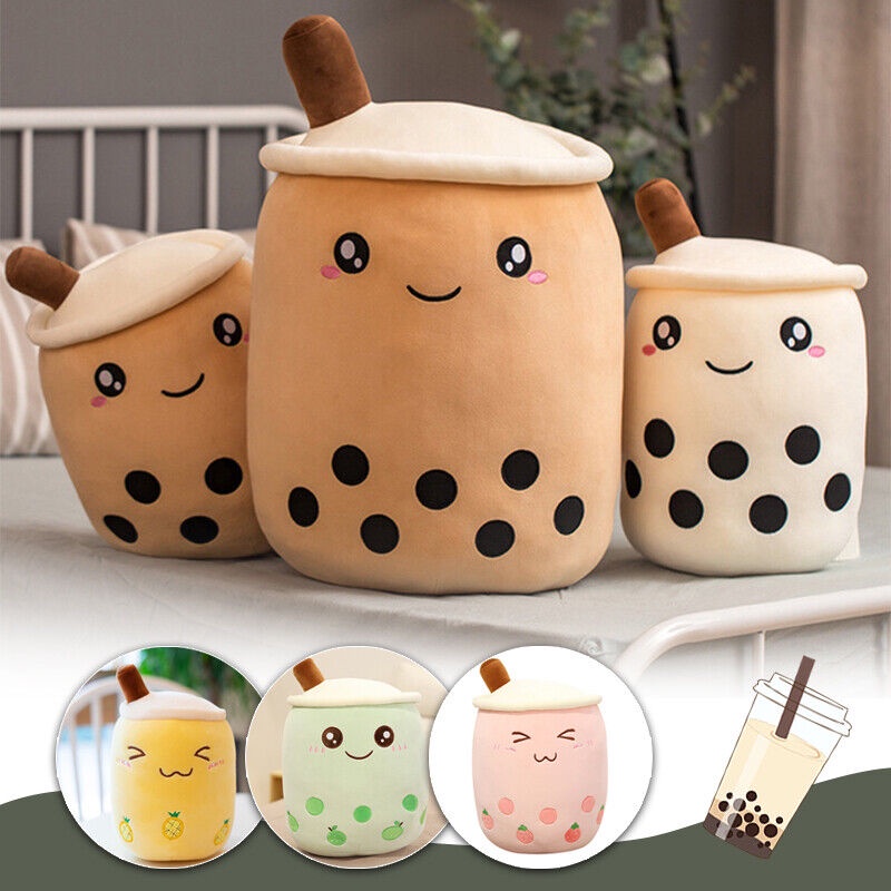 Teh24 /35 /50 /70cm Bubble Boba Cup Boneka Lembut Bantal Mewah Kawaii Cushion Cute