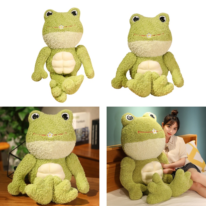 Plushie Kodok Jiguagua Bahan Katun Pp Lucu Untuk Anak Pertemanan Dan Waktu Bermain